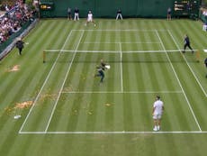 Wimbledon 2023 LIVE: Just Stop Oil protestors disrupt play as Novak Djokovic returns