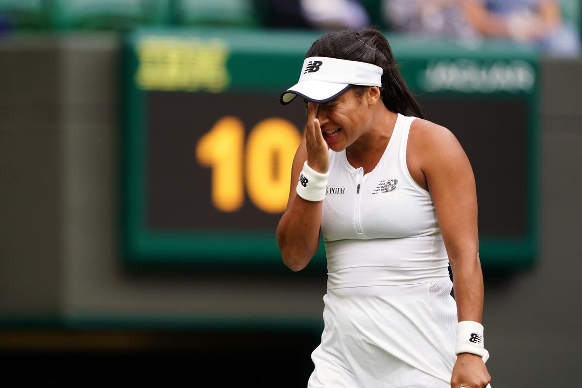 Heather Watson suffers first-round exit against impressive Barbora Krejcikova