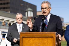 Watch as Philadelphia DA Larry Krasner holds a news conference after five died in shooting