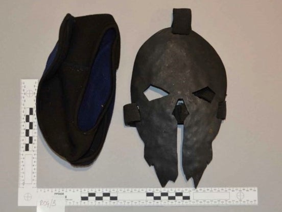 Police found a mask Chail was wearing