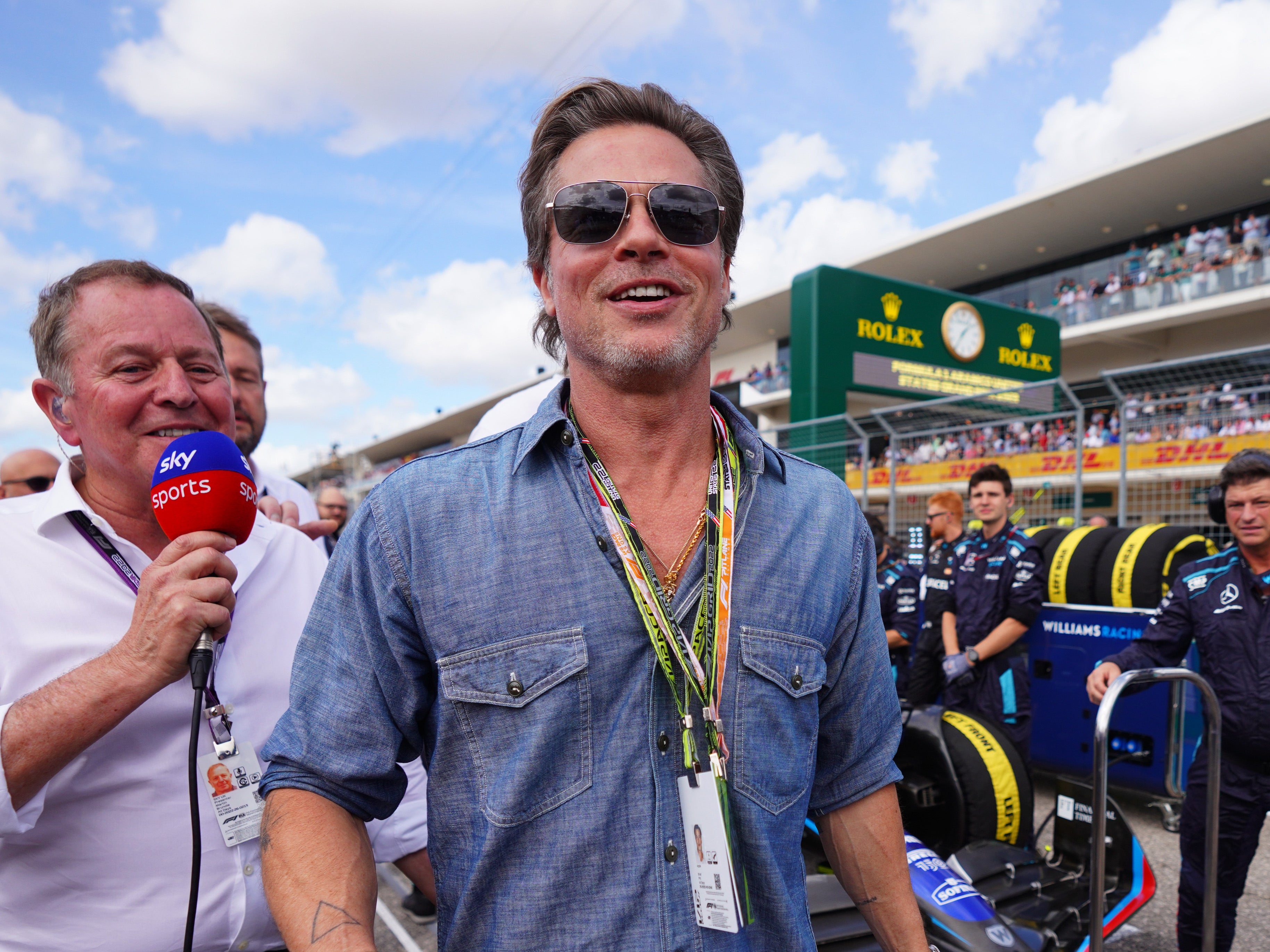 Why is Brad Pitt filming at Silverstone during the British Grand Prix? The Independent