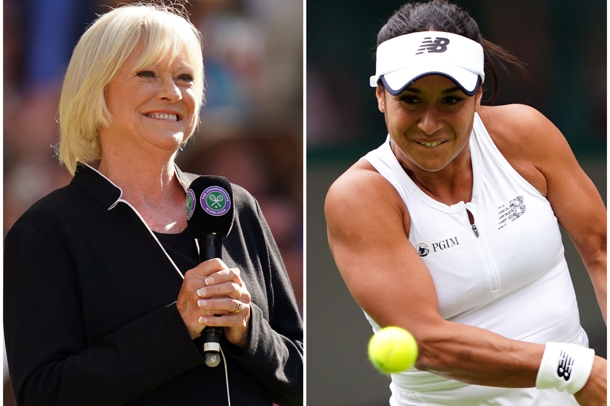 Heather Watson lifted by Sue Barker presence despite Wimbledon exit The Independent