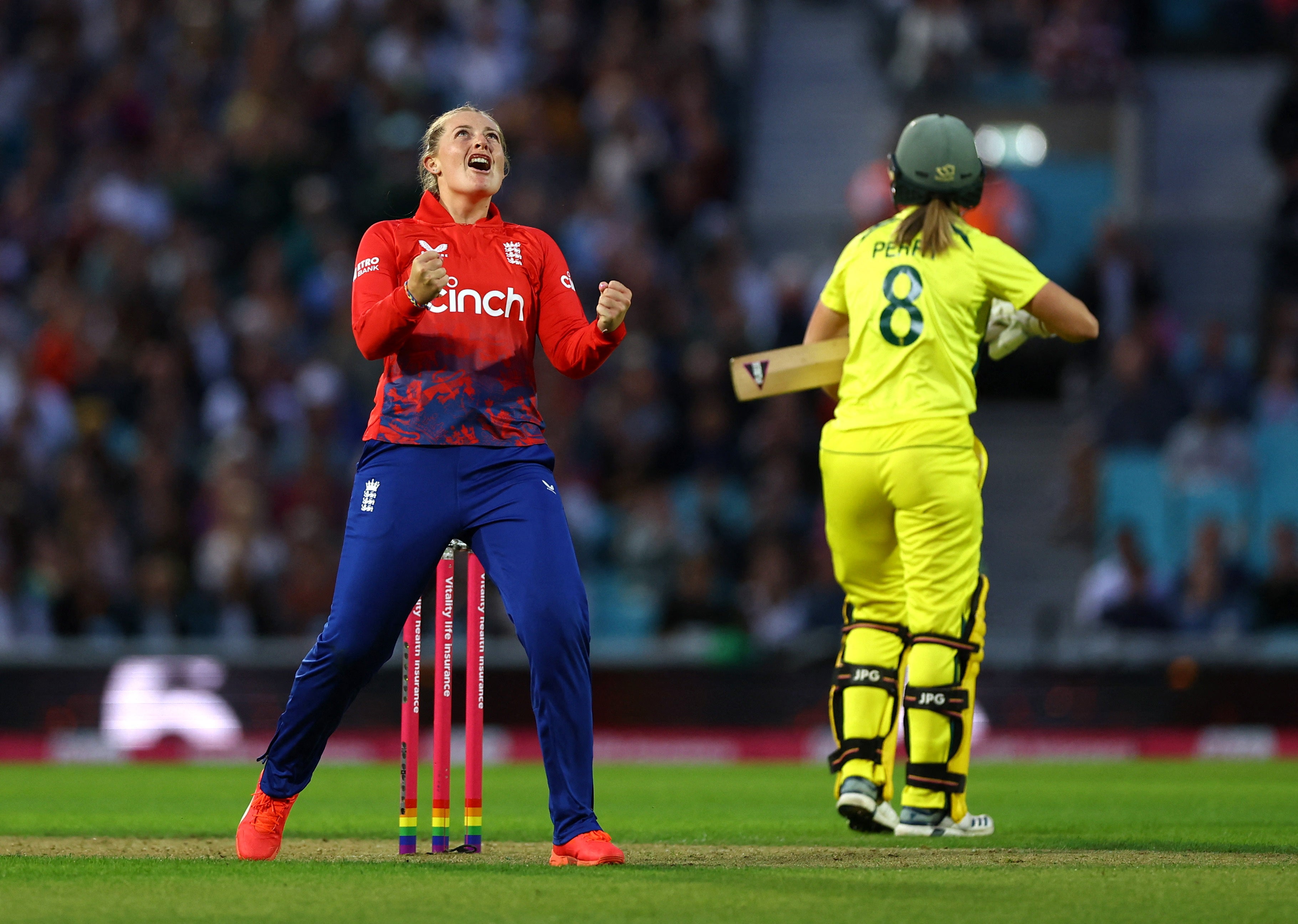 Sophie Ecclestone’s spinning skills are no less exciting than Moeen Ali’s, and were fully on display when England defeated Australia