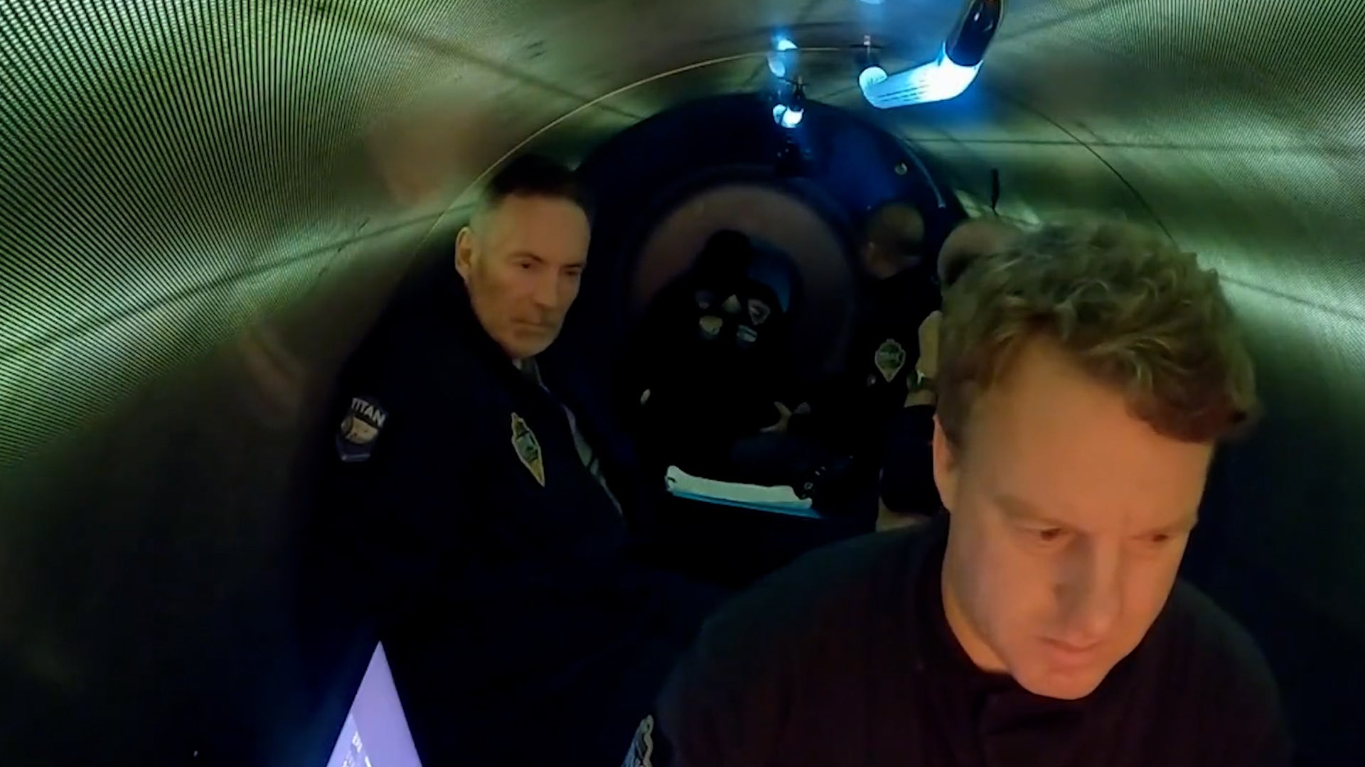Inside the submersible