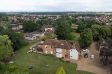 Aerial image shows spa pool Captain Tom Moore’s daughter has been ordered to tear down