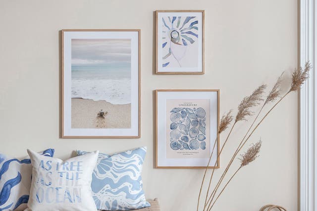 Why not add a beachy vibe to your interiors (Desenio/PA)