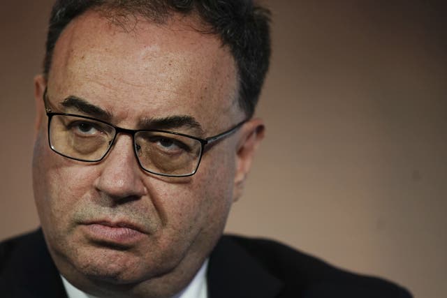 Bank of England governor Andrew Bailey has said there was evidence that some retailers are overcharging shoppers (Jordan Pettitt/PA)