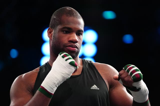<p>Daniel Dubois will challenge Oleksandr Usyk for the world heavyweight title in Poland next month (Zac Goodwin/PA)</p>