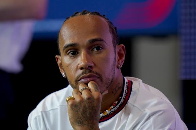 Lewis Hamilton would support a Just Stop Oil protest as long as it was ‘peaceful’ (Tim Goode/PA)