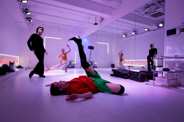<p>House of Kawakubo members rehearse for an upcoming event </p>