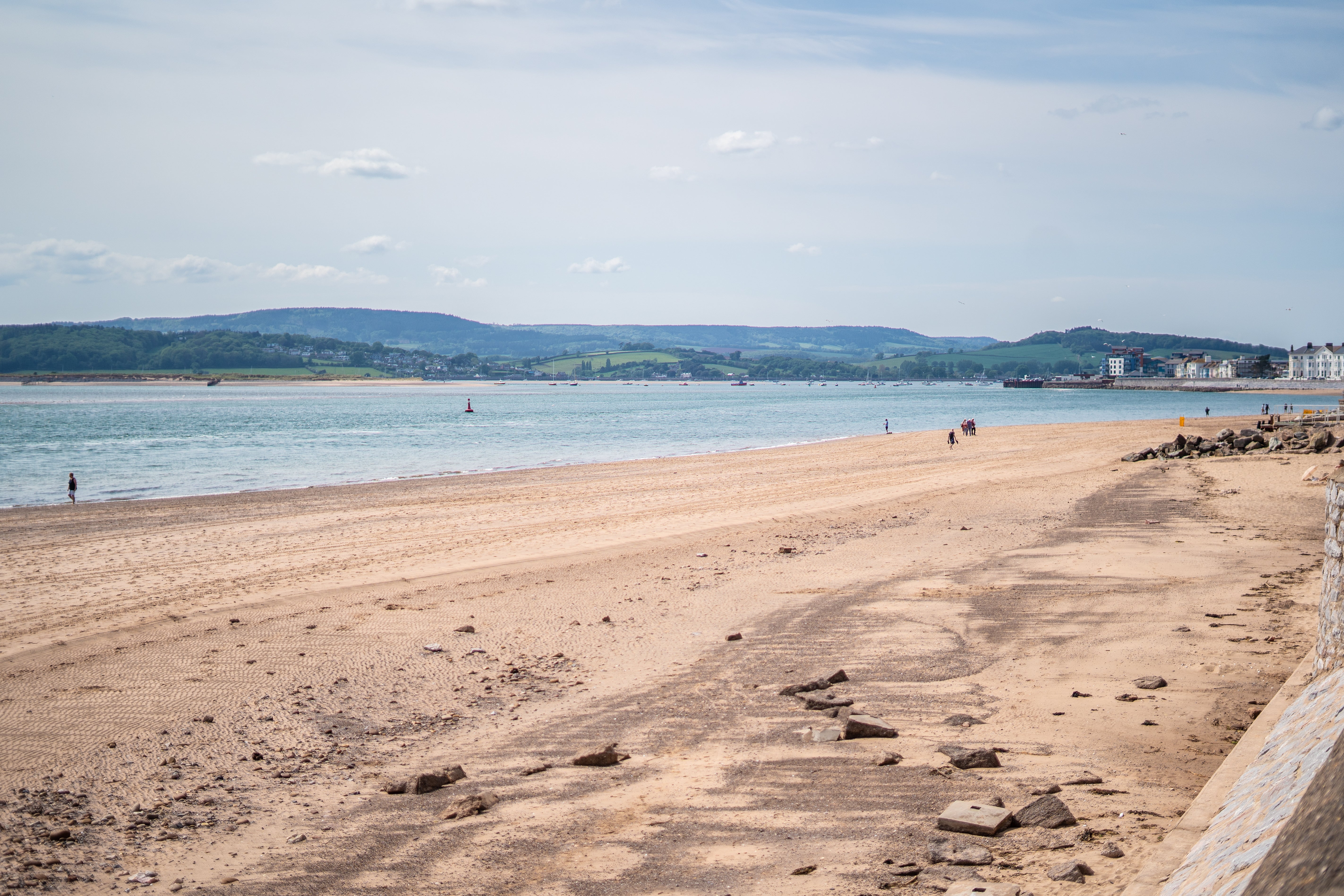 A view over Exmouth Beach