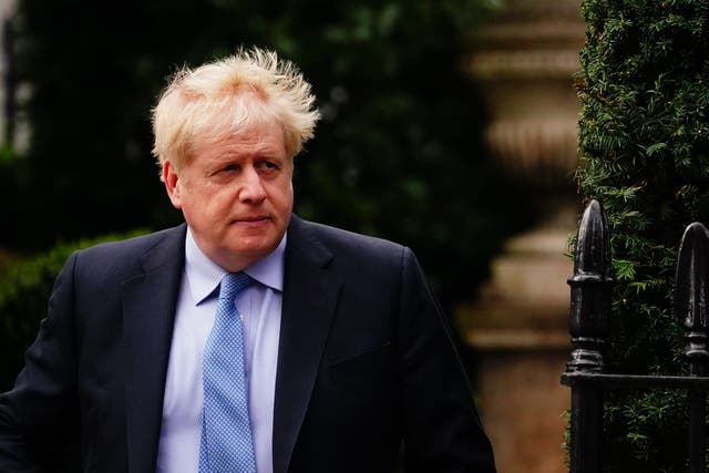 Former prime minister Boris Johnson (PA)