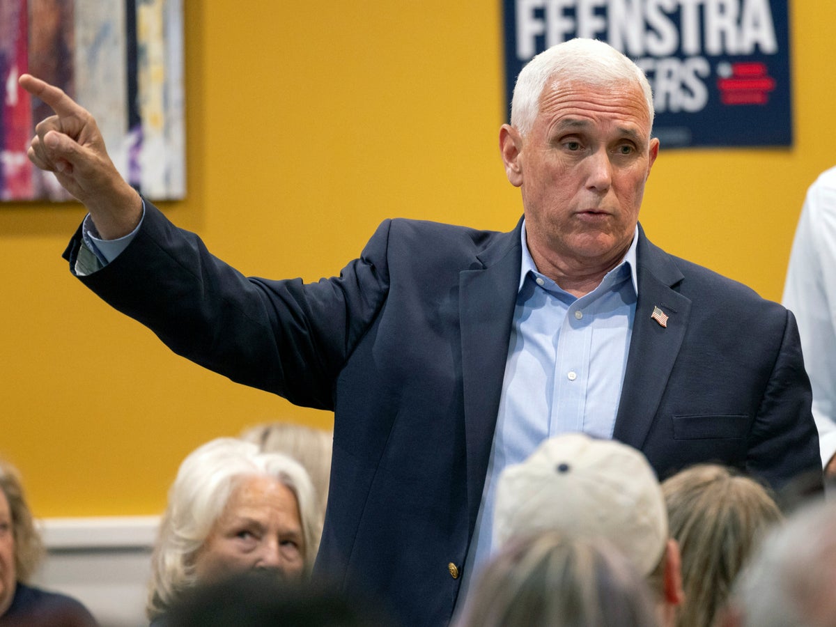 Pence shuts down voter who blamed him for certifying Biden’s 2020 win