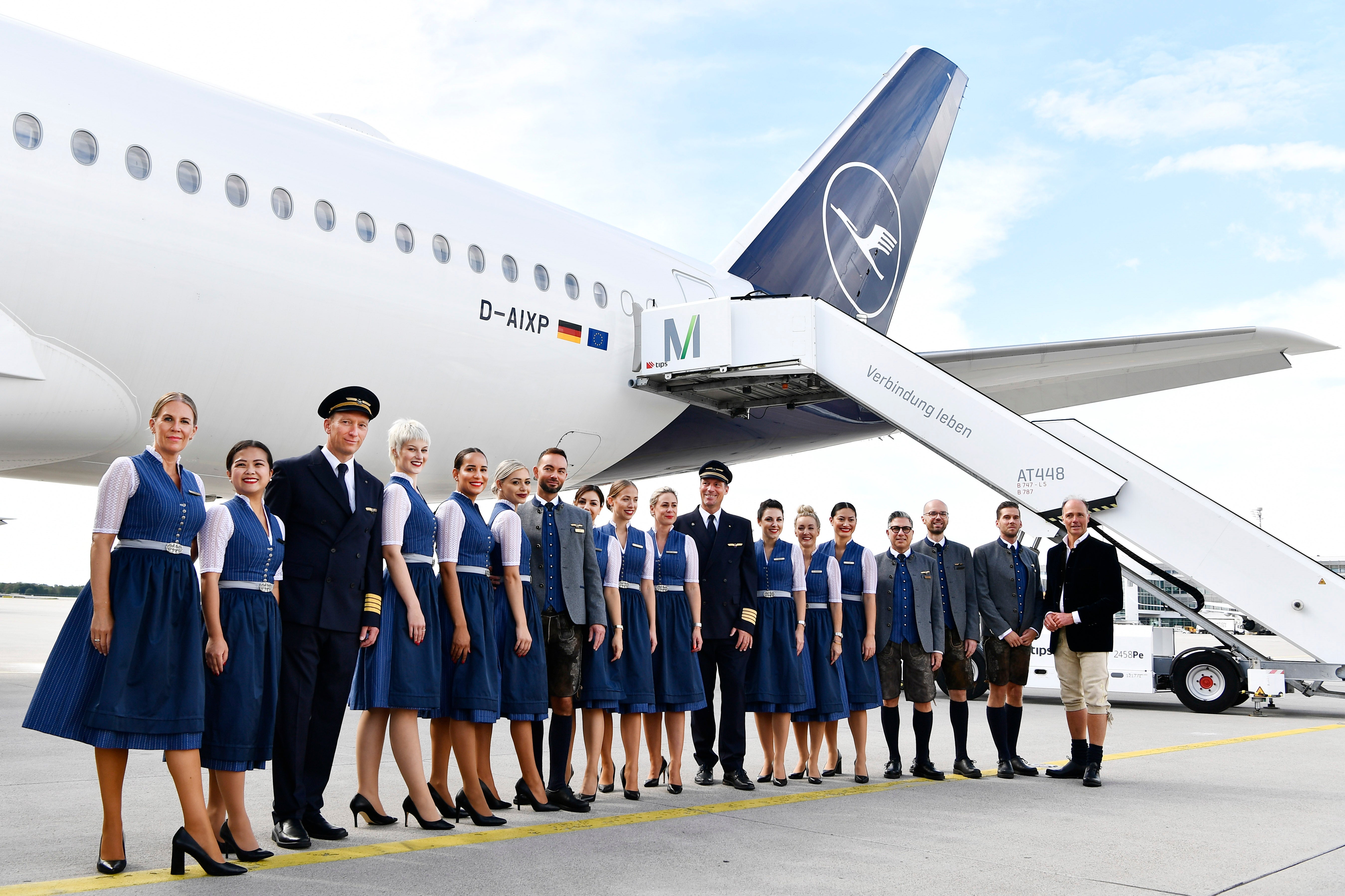 With Munich Oktoberfest comes the Lufthansa dirndl crew