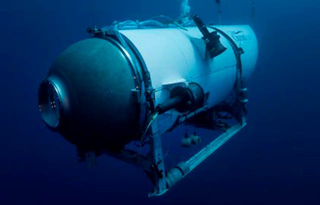 <p>The Titan submersible </p>