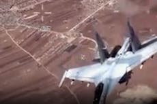 Moment Russian fighter jets harass US drones over Syria