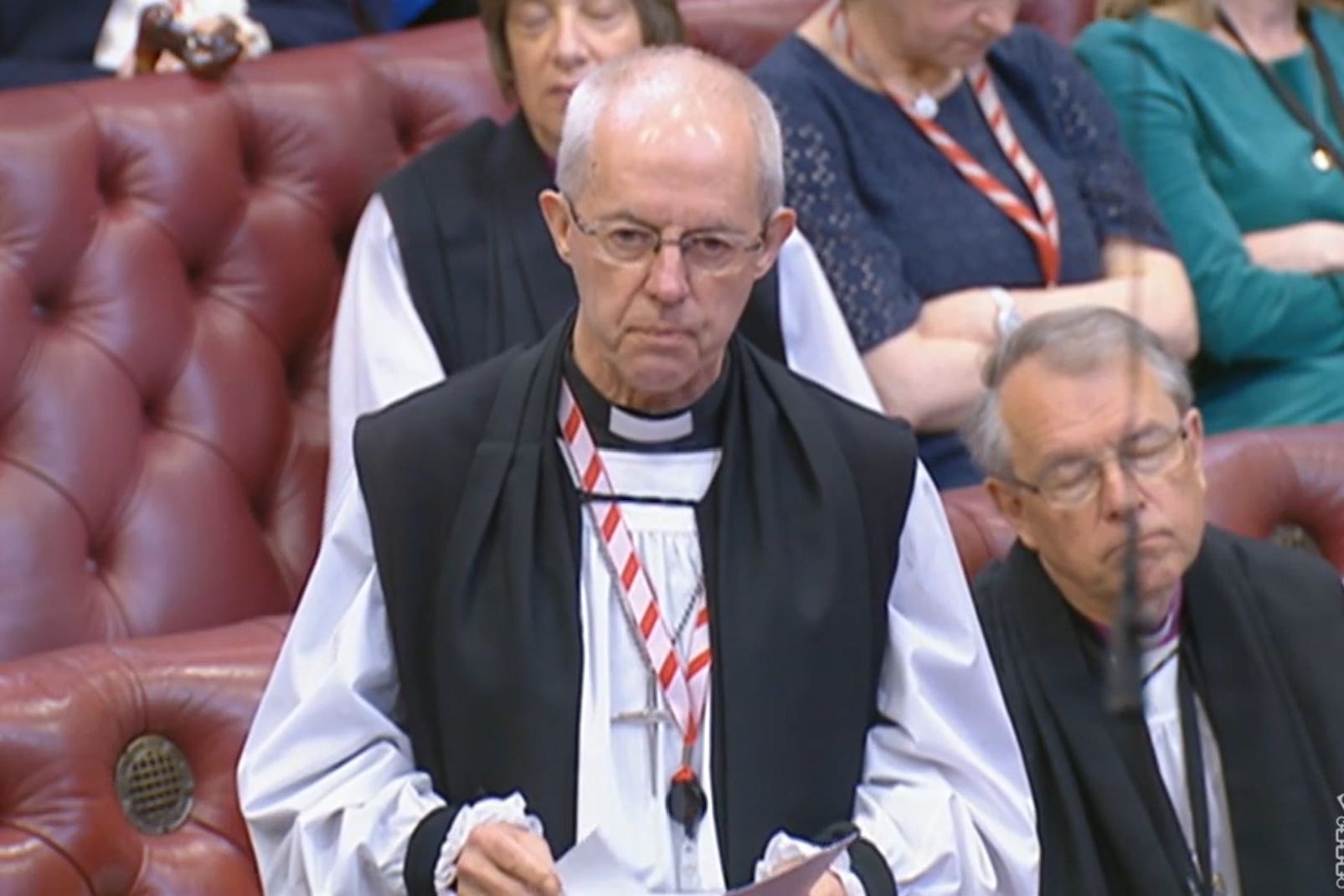 The Archbishop of Canterbury speaking in the House of Lords (House of Lords/UK Parliament)