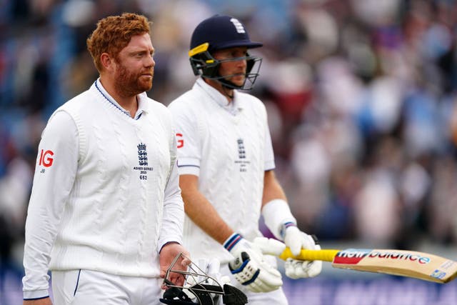 Jonny Bairstow, left, and Joe Root can make amends for their drops (Mike Egerton/PA)