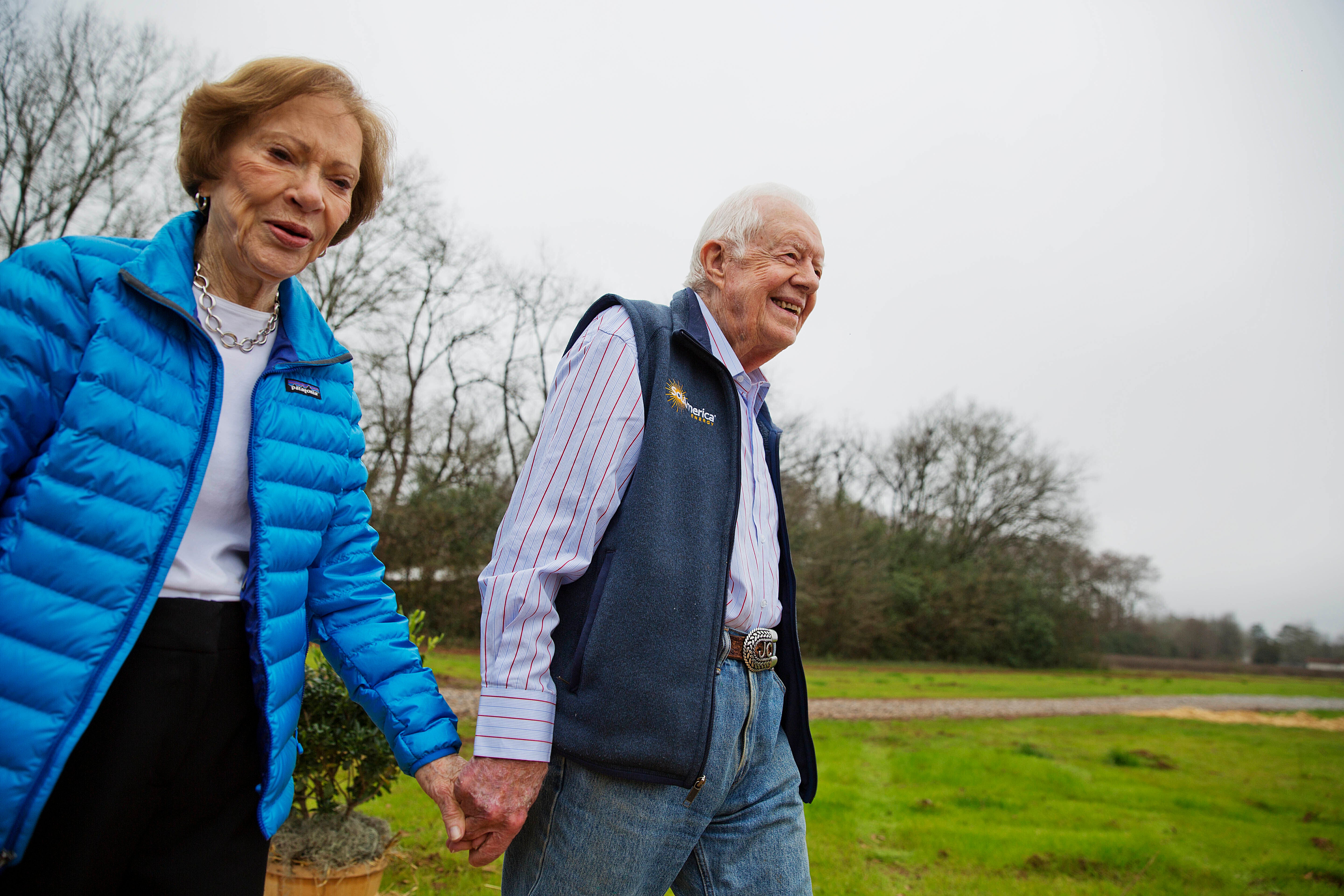 Rosalynn and Jimmy Carter in 2017