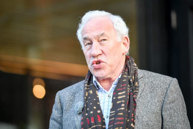 Simon Callow criticised the use of trigger warnings in theatre (Ben Birchall/PA)