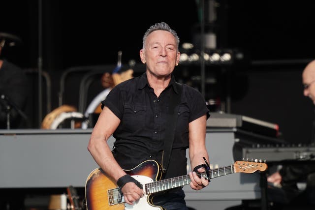 <p>Bruce Springsteen and the E Street Band perform on 6 July at Hyde Park for British Summer Time </p>