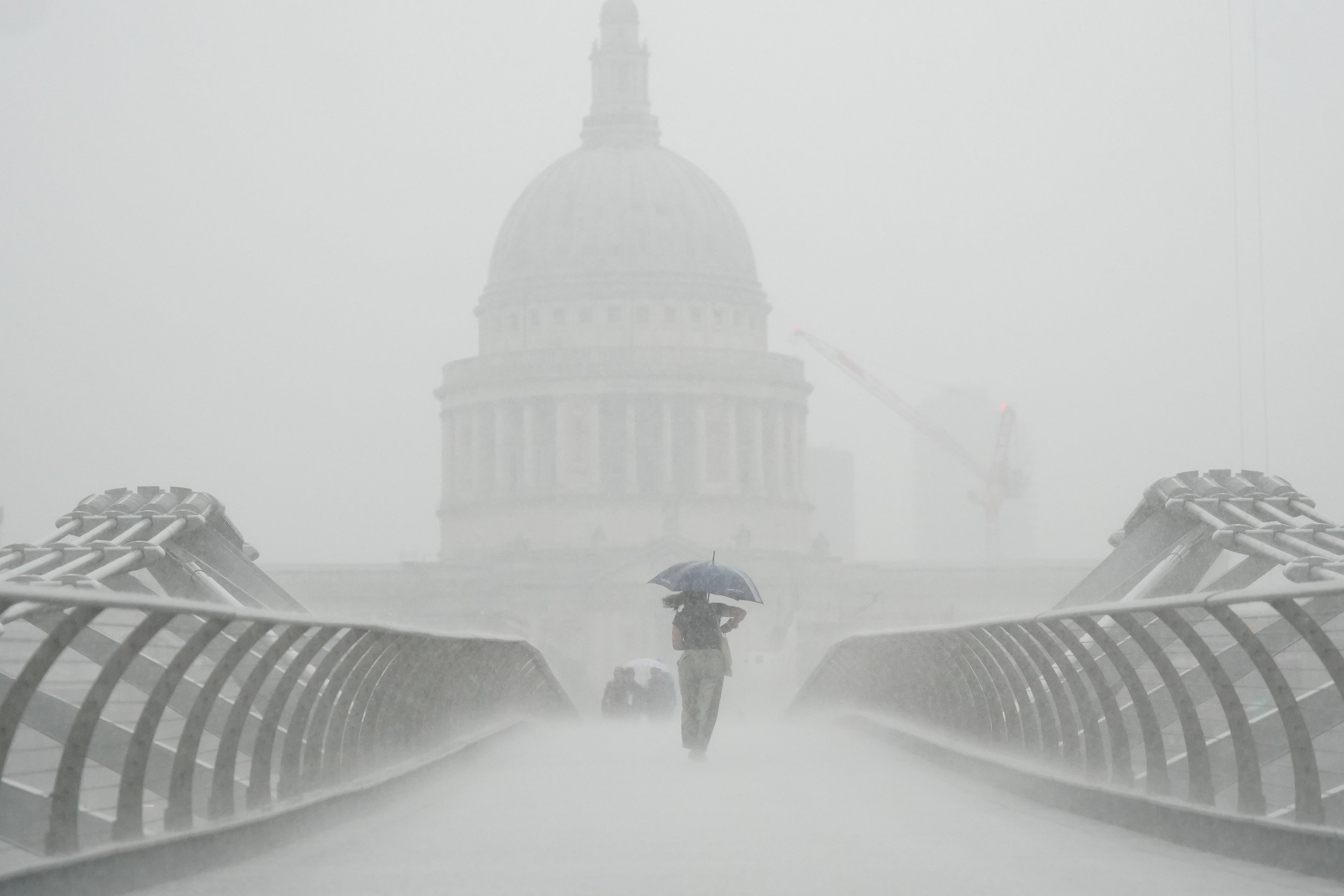 Sunny conditions could turn stormy for some this weekend, the Met Office has warned