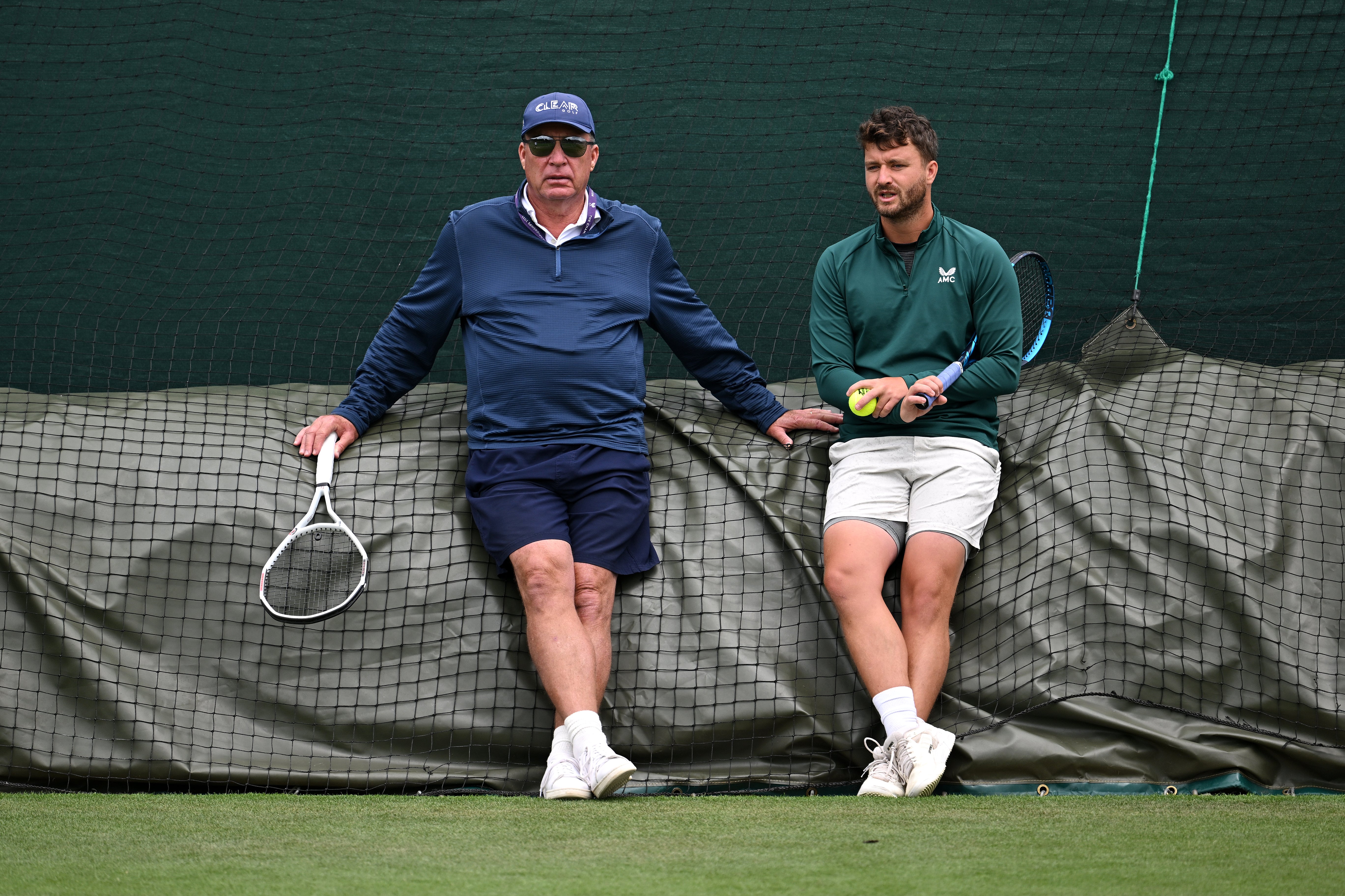 Jonny O’Mara (right) has been part of Murray’s coaching team this summer