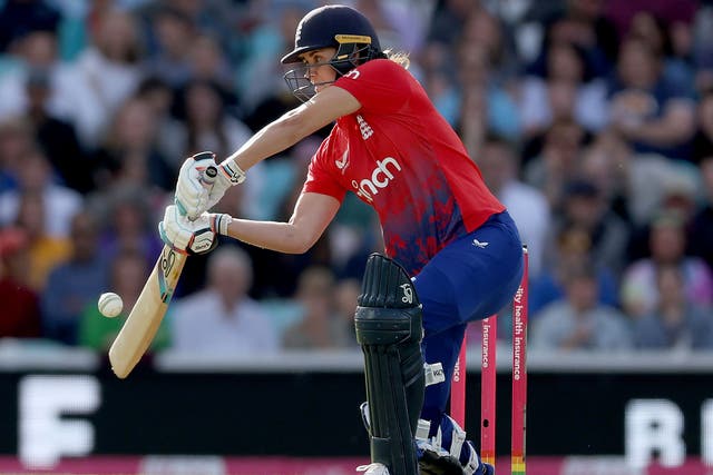 Nat Sciver-Brunt says England have taken confidence from their T20 win against Australia (Steven Paston/PA)