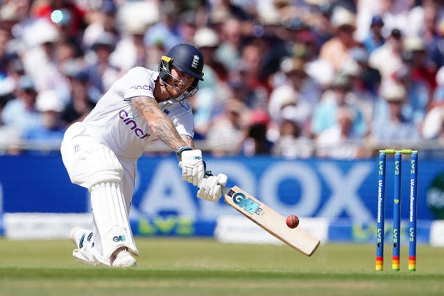 Ben Stokes’ power hitting kept England in the hunt (Mike Egerton/PA)