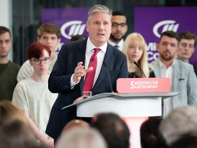 <p>Keir Starmer’s Labour Party has the lead in a number of by-election polls </p>