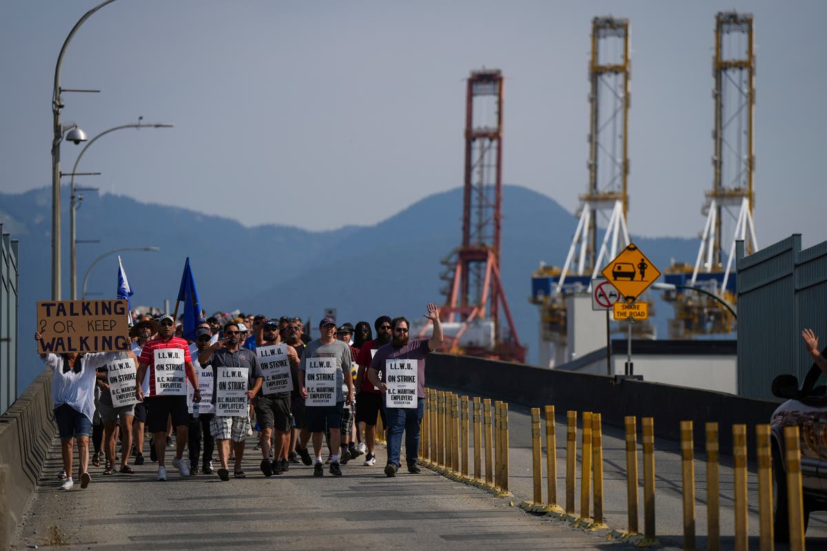 Weeklong dock strike on Canada's west coast is starting to pinch small