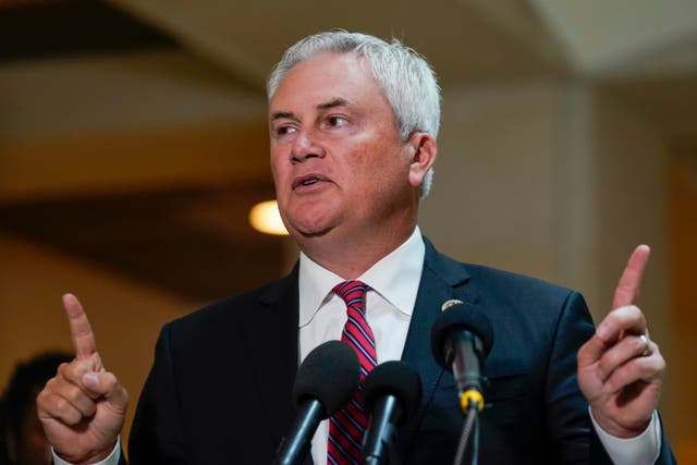 <p>Oversight Chair James Comer asserts Biden has ‘been selling access to enemies’ </p>