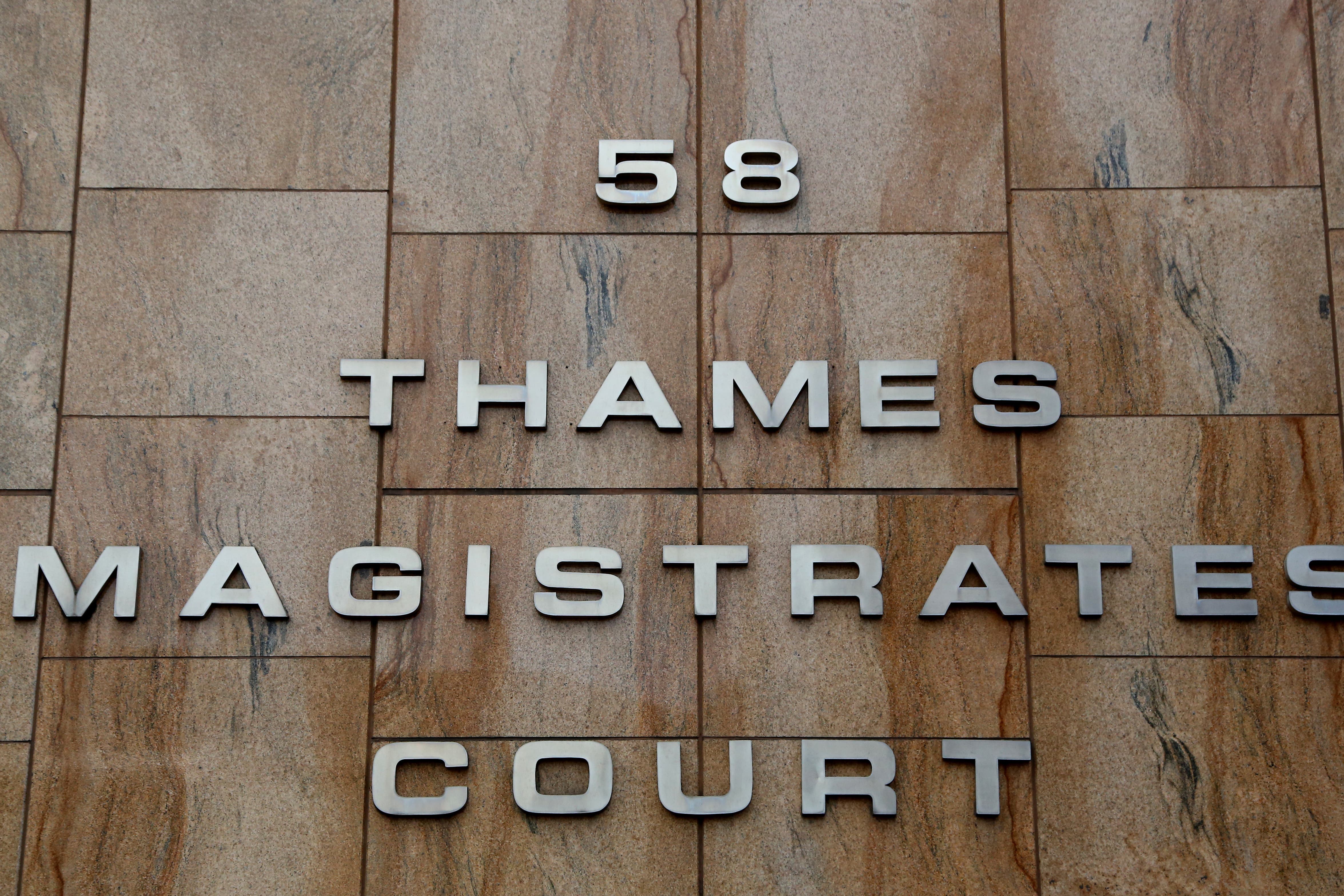 Thames Magistrates Court in London. (Gareth Fuller/PA)