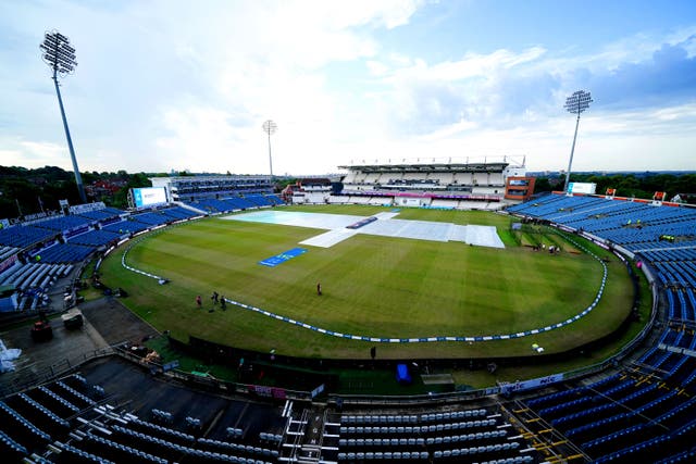 Rain prevented any play on the third morning in Leeds (Mike Egerton/PA)