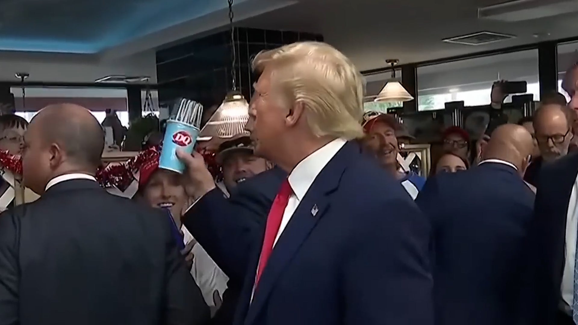 <p>Trump inadvertently reveals he’s never been to a Dairy Queen in viral video</p>