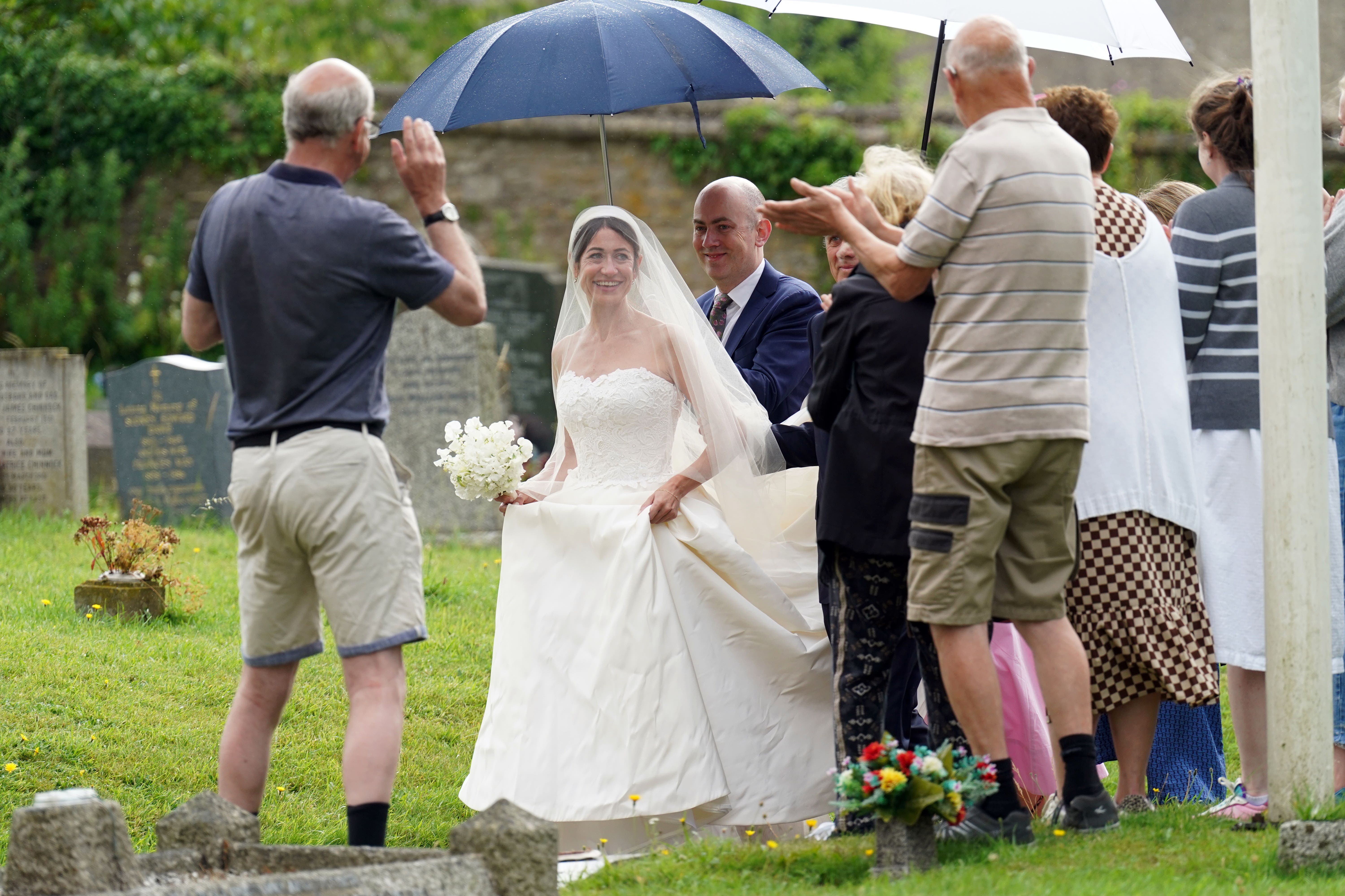 Guests gather for wedding of George Osborne and Thea Rogers - Vimarsana News