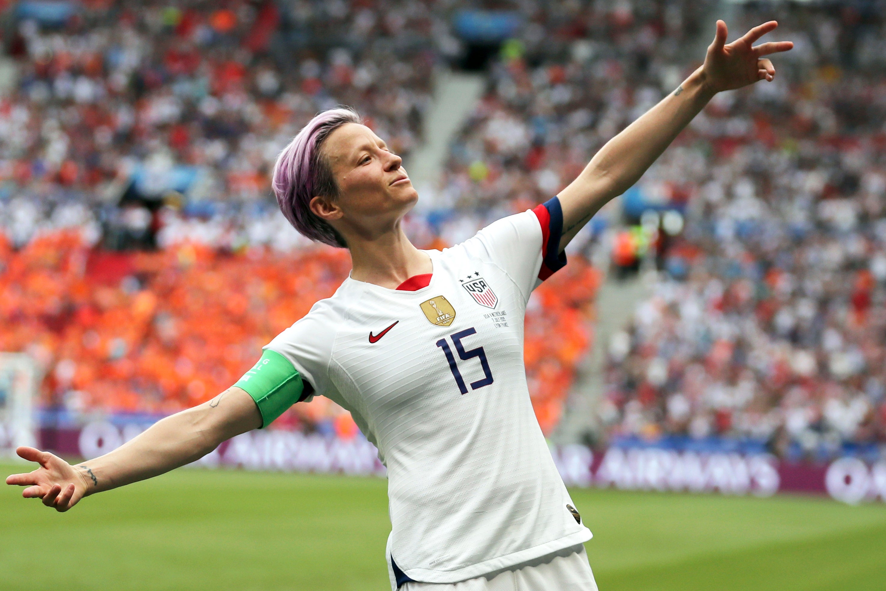 Megan Rapinoe: The legendary US striker and LGBT+ rights activist will retire later this year | The Independent