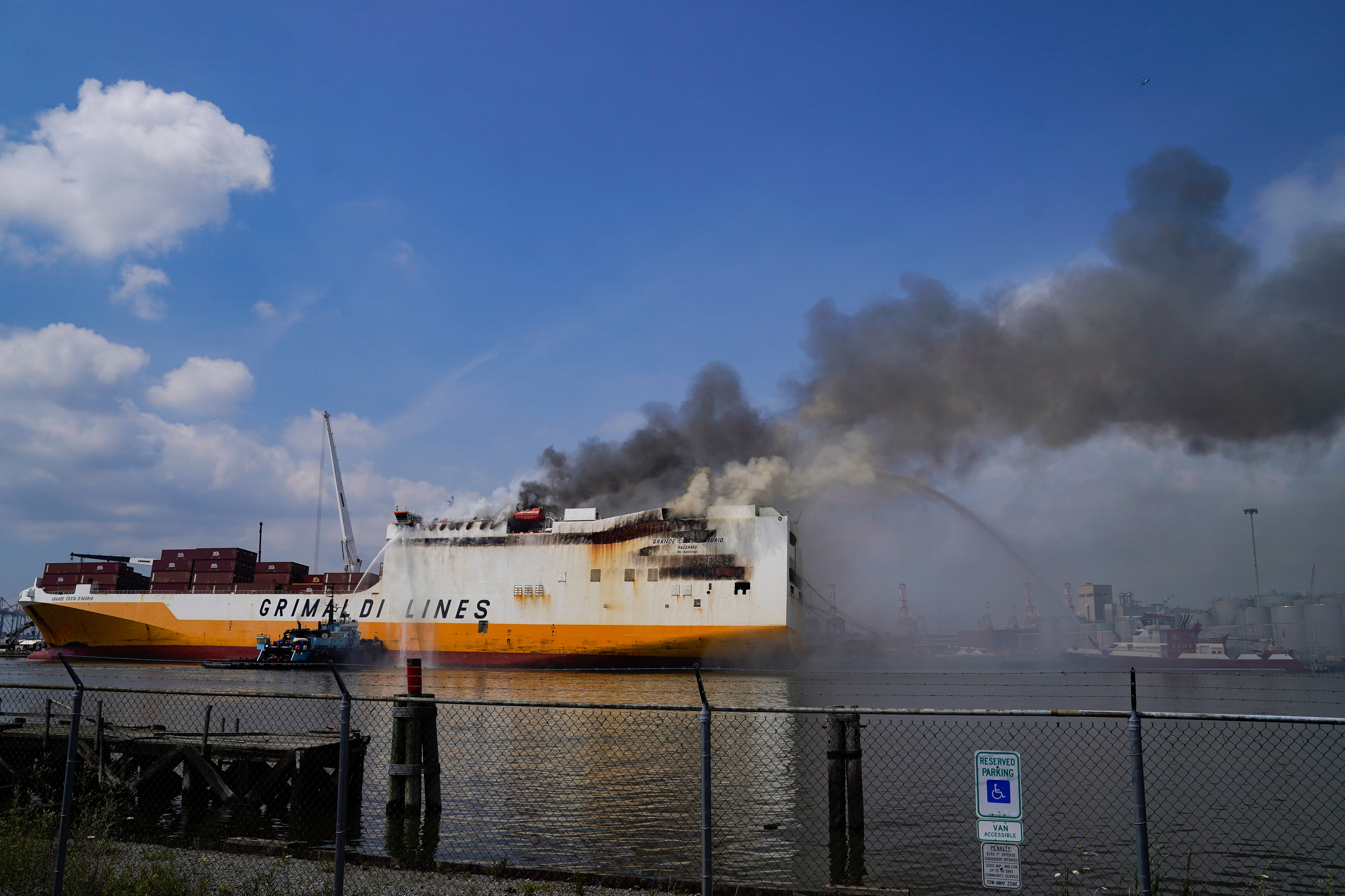 Cargo Ship Fatal Fire