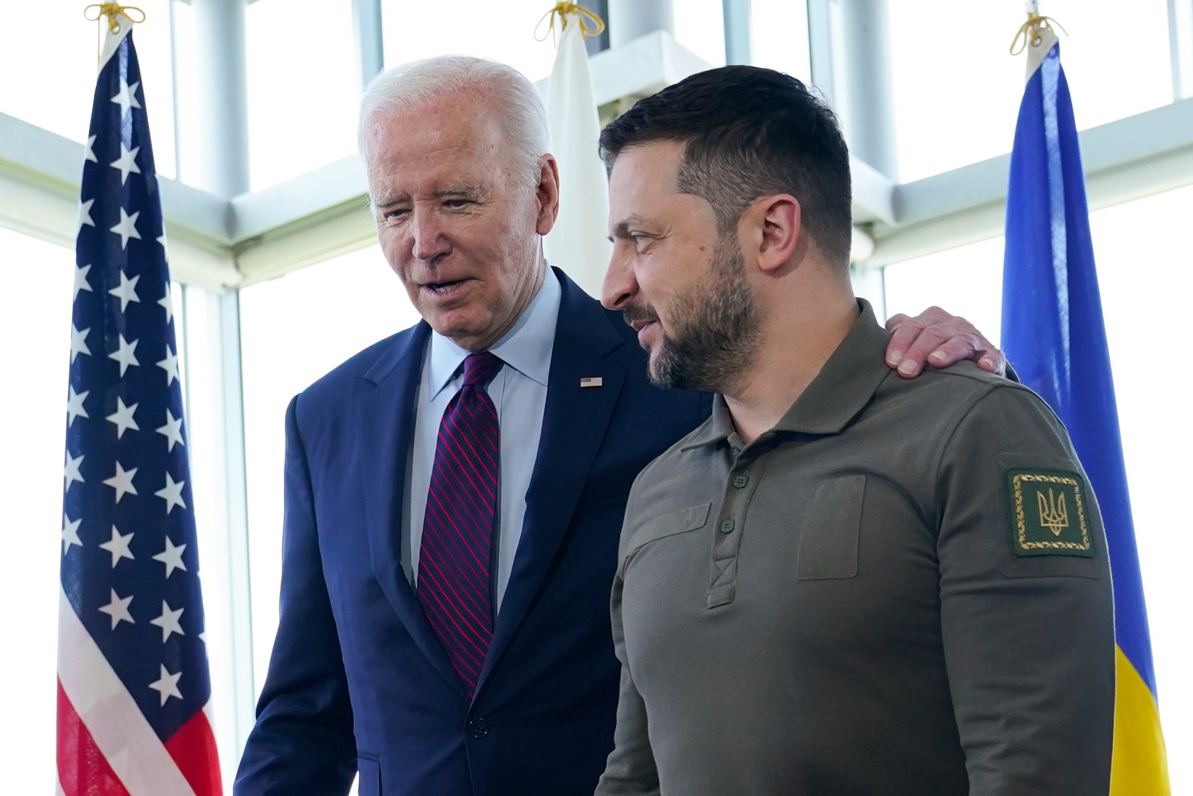 Joe Biden has promised to stand by Ukraine for ‘as long as it takes’