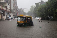 India’s national capital gets record single-day rain as several parts across country face severe downpour