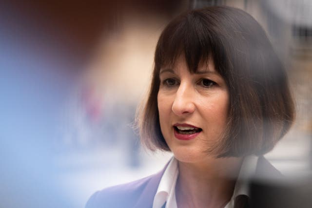 Shadow chancellor Rachel Reeves outside BBC Broadcasting House after appearing on Sunday With Laura Kuenssberg (James Manning/PA)