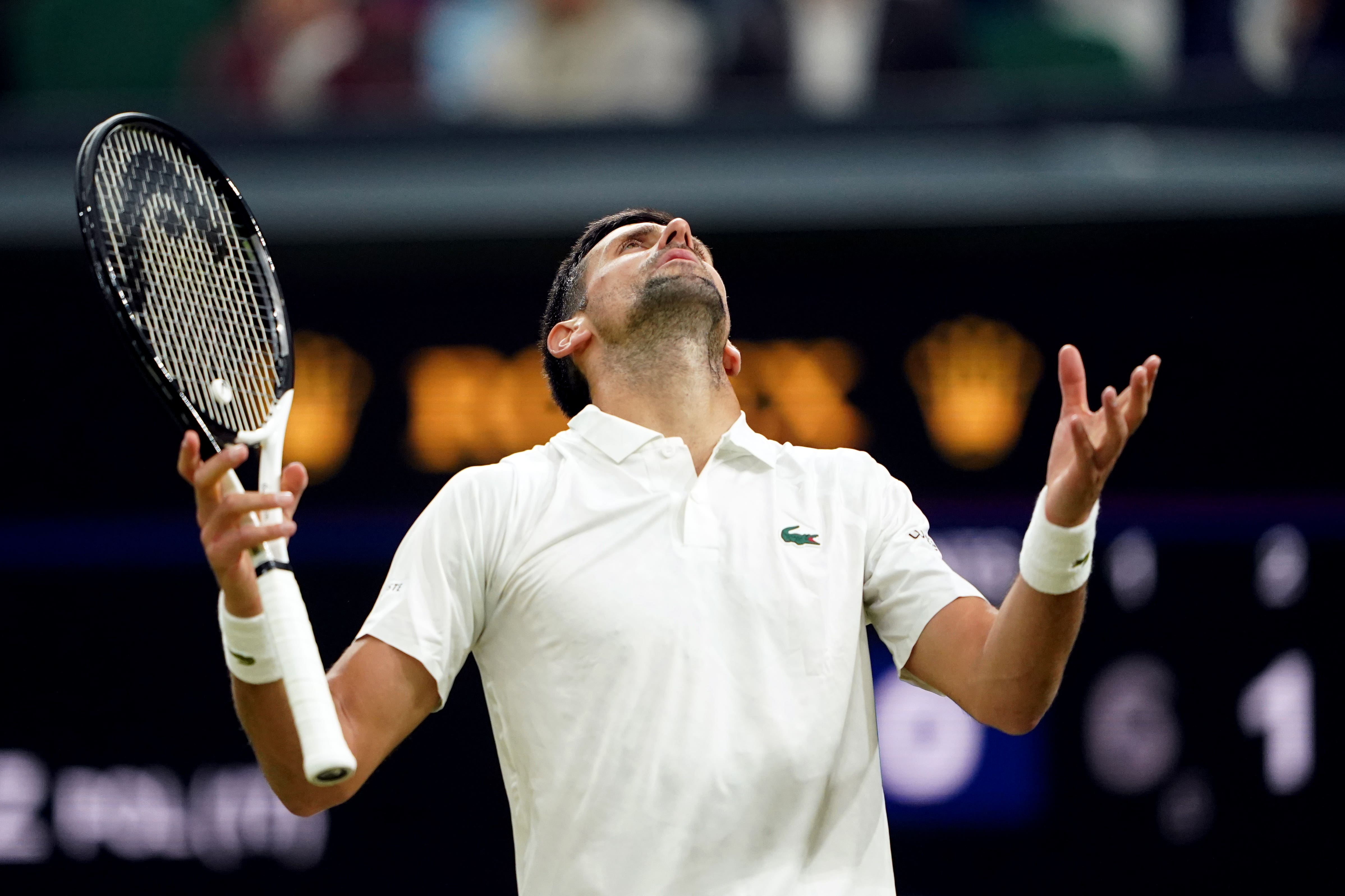 Novak Djokovic halted by Wimbledon curfew after schedule havoc looms