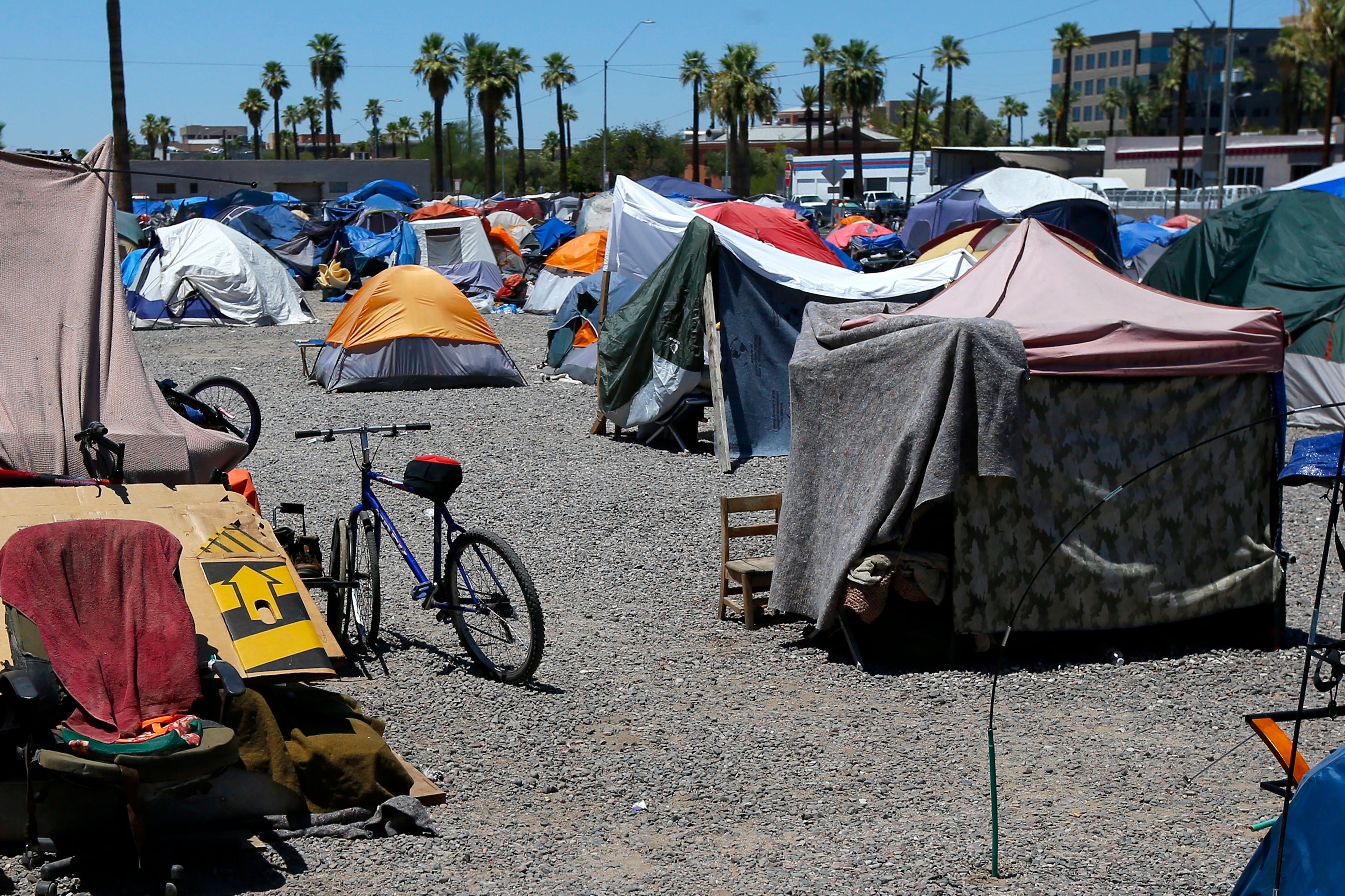 Phoenix Officials Ask Judge For More Time In Clearing Downtown Camp Of Homeless People The