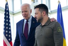 Biden will meet Zelensky at Nato summit in Lithuania as war with Russia rages on