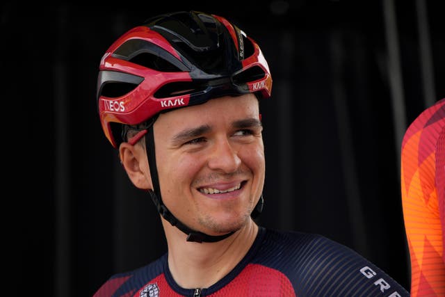 Tom Pidcock said he was enjoying the challenge of testing himself in the general classification at the Tour de France (Daniel Cole/AP)