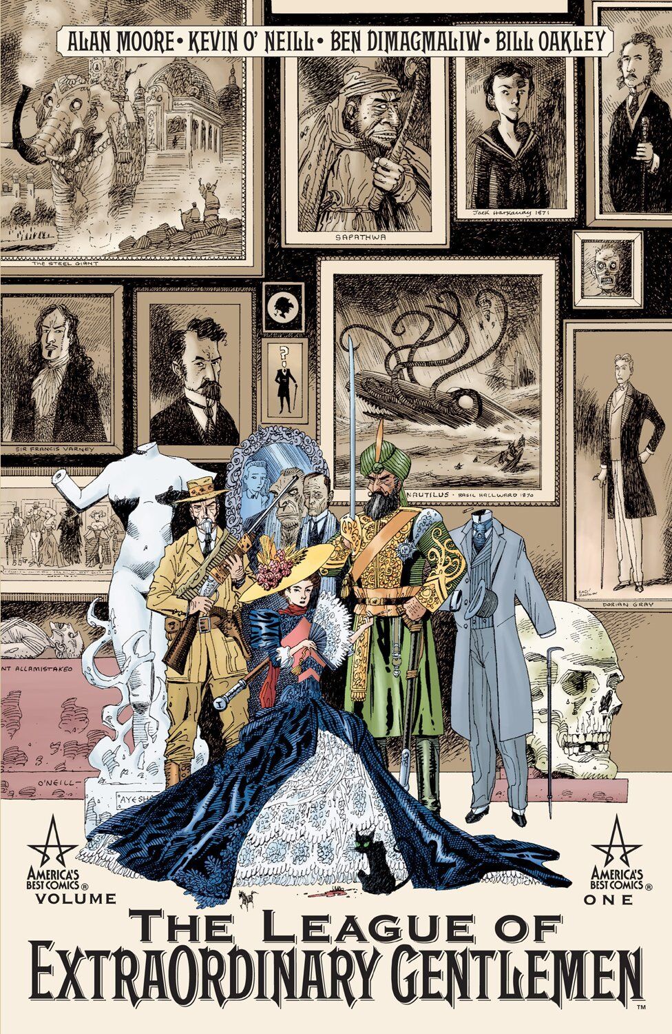 Origin story: The volume one cover of Alan Moore’s ‘The League of Extraordinary Gentlemen’