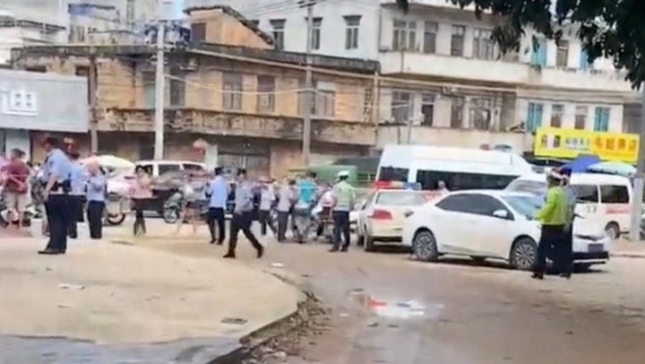 <p>File. China has seen several knife attacks over the past year </p>