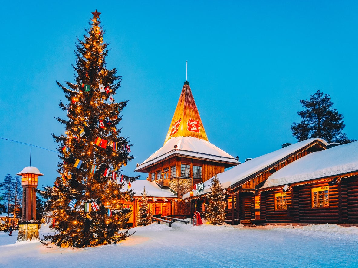 <p>Santa Claus Village in Rovaniemi, Finland </p>