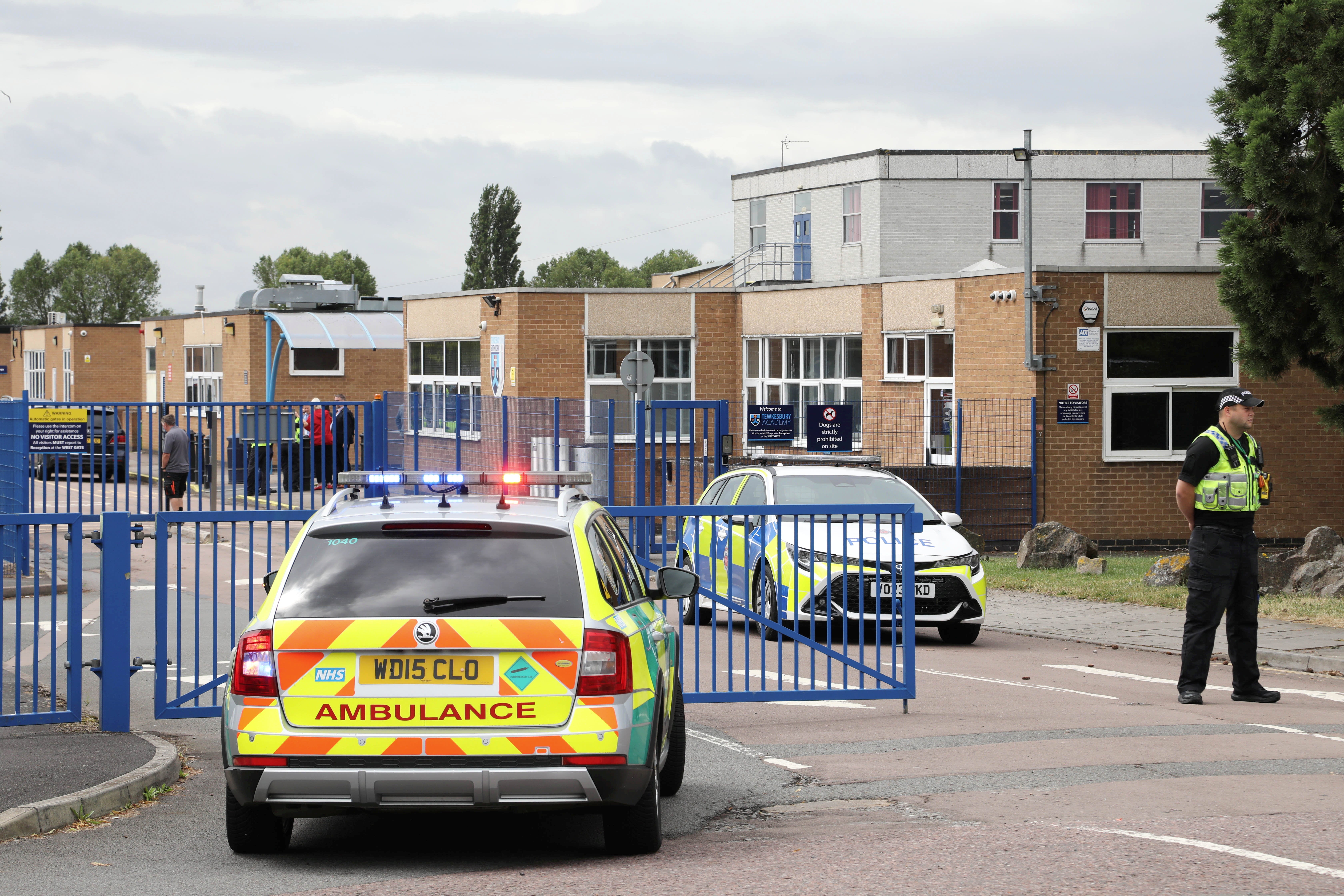 Emergency services were called at around 9.10am on Monday to reports a pupil had stabbed a teacher at the secondary school, which was subsequently locked down