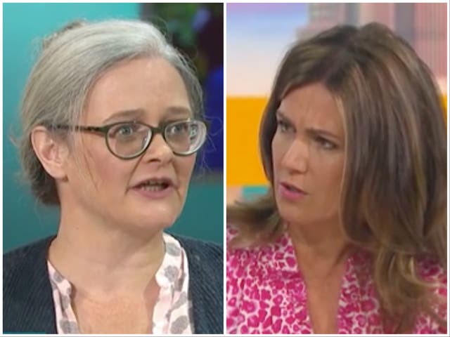 <p>‘GMB’ guest Tracey Mallaghan locks horns with Susanna Reid</p>